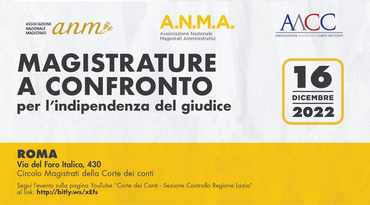 Magistrature a confronto    