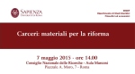 “Carceri: materiali per la riforma”, convegno al CNR - 