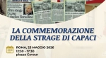 ANM commemora la strage di Capaci il 23 maggio a Roma - 